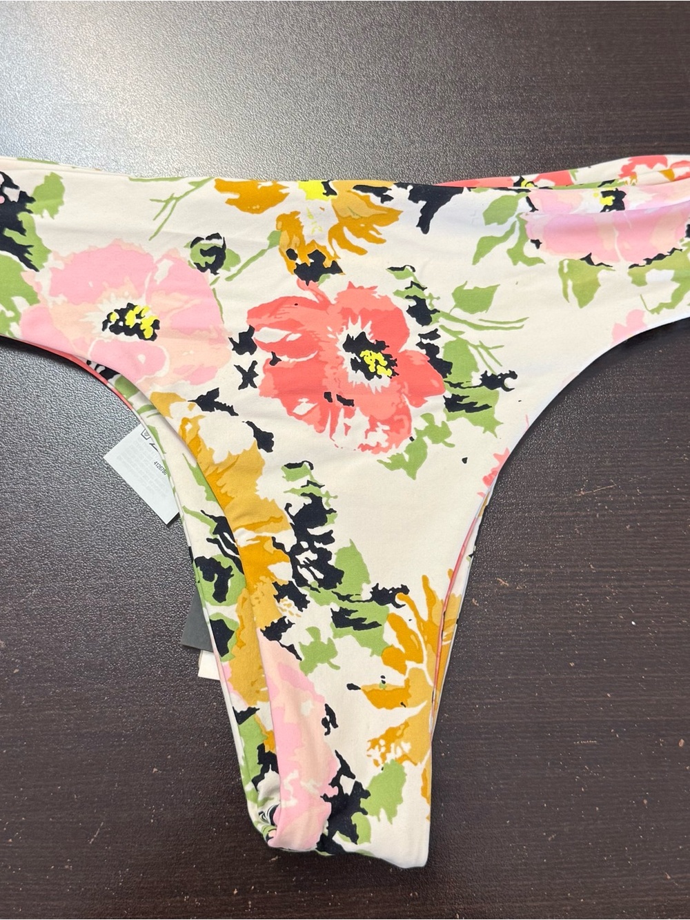 NWT Volcom Bikini Bottoms Floral Print